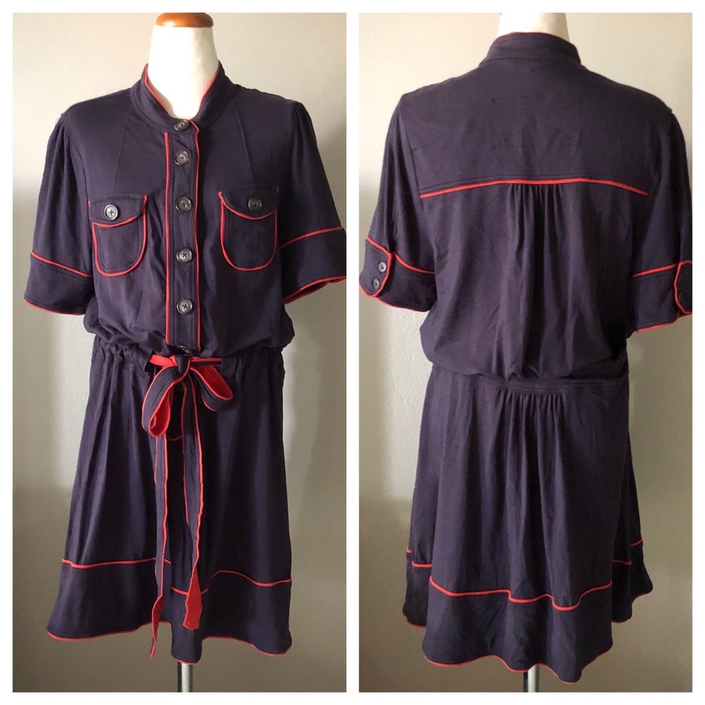 Marc by Marc Jacobs Cute Navy Blue Dress L
